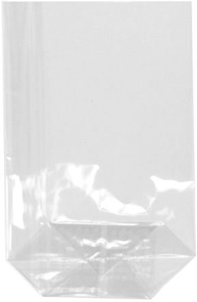 300 Stück Bodenbeutel 100x150x35mm transparent 30my // klar unbedruckt Folientüte Folienbeutel Plastiktüte PP Beutel Tüte Geschenkverpackung Cellophanbeutel Zellglasbeutel 10x15x3,5cm