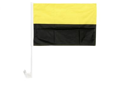 Autofahne Autoflagge Deutschland Gelb-Schwarz - 30 x 40 cm