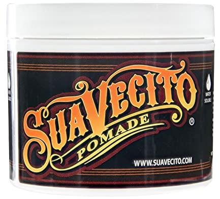 Suavecito Pomade Original Hold, Medium Hold Hair Pomade For Men, Medium Shine Water Based Wax, Easy To Wash Out, All Day Hold For All Hairstyles, 4oz/113g
