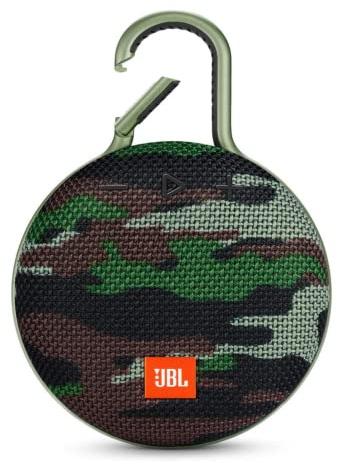 JBL Clip 3, Camouflage – Haut-parleur Bluetooth étanche, durable et portable – Jusqu'à 10 heures de lecture – Comprend un haut-parleur antibruit et un streaming sans fil