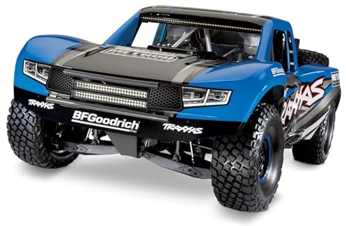 Traxxas Unlimited Desert Racer 4 x 4 + LED – Fernbedienung – 85086-4 (blau)