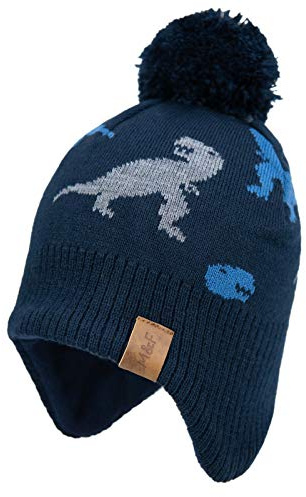 Foruhoo Jungen Wintermütze Beanie Hut, Mädchen Strickmütze Mütze mit Bommel…