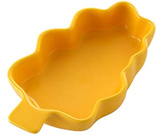 Ceramic Western Plate Fruit Plate Salad Plate Noodle Bowl Salad Bowl,Yellow