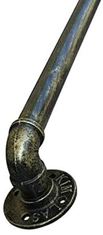 RTY-BY Securite Rambarde Fer forgé Garde-Corps Terrasse Fenetre Balcon Parapet Barre Appui, 1,5 m 2,5m 3 m 3,3 m 4,5m 6m, Main Courante pour escalier d'intérieur extérieur, Bronze (Size : 17ft/510cm)