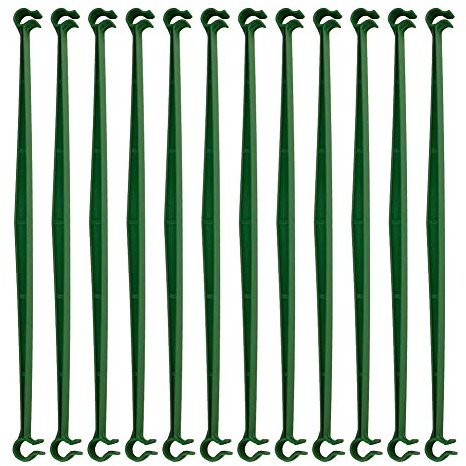 RTWAY Gartenstecker Verbinder für Tomatenkäfig, Rankgitterverbinder Gartenstecker erweiterbar Rankstab Arme Kunststoff Garten Stützpfahl zum Klettern Gemüse Pflanzen