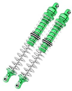Axial 1/10 RBX10 Ryft 4WD Rock Bouncer AXI03005 Upgrade Parts Aluminum Rear Spring Dampers (145mm) - 2Pc Set Green