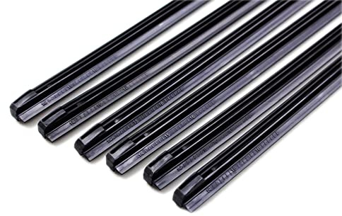 Tuokay, Essuie Glaces 28'', Bandes de Caoutchouc Spéciales pour Le Balai Conventionnel, Lame d'essuie-glace 2 Pièces * 700 mm * 8 mm