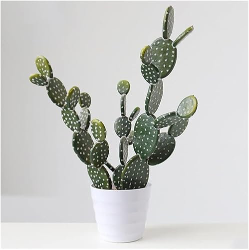 XXZY Planta Falsa Grande para Interiores y Exteriores, sin Mantenimiento, decoración de balcón para Sala de Estar, árbol Artificial, Cactus Artificial con macetas