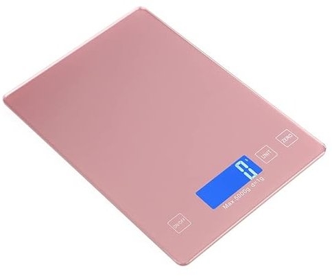 Balances de cuisine numériques, balances de cuisine électriques en acier inoxydable de 5 kg / 11 lb Balances électroniques avec écran LCD, fonctions de tare, pour la cuisine, la cuisson et la cuisson