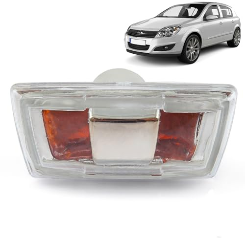 ROBUST Left Side Car Indicator Repeater Light Lamp | for Vauxhall Opel Adam Astra H J GTC Corsa D E Insignia A Meriva B Zafira B Chevrolet Cruze 1713424 13497989 13497990