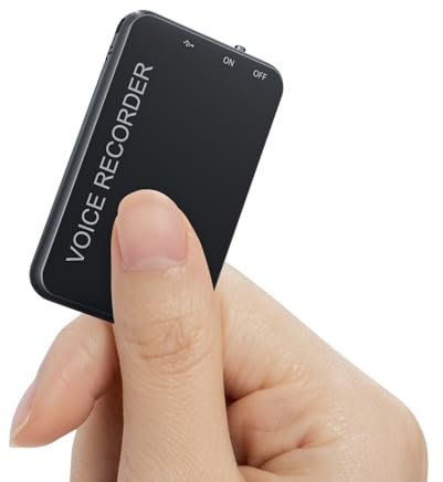 128GB Voice Recorder, 1536Kbps Wevoor Voice Activated Recorder with 30Hrs Recording Time and Noise Reduction, Digital Recorder for Lecture Interview Meeting Class