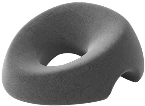 HOVCEH Coussin Massage Visage, 26*13*6cm Oreiller de Massage SPA avec Trou, Oreiller de Massage Pour Le Visage, O-reiller de Massage pour Table deMassage de Salon, Noyau en Mousse à Mémoire de Forme