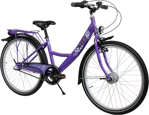 XB3 24 Zoll Kinderfahrrad, 3 Gänge Nabenschaltung lila