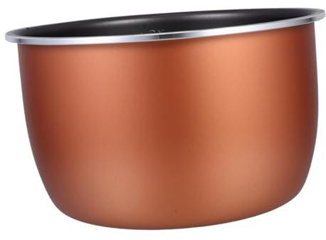FUNOMOCYA Olla Interior De Aleación De Aluminio Antiadherente para Cocina Eléctrica De Arroz Compatible y Resistente Al Calor para Cocción Rápida y Versátil