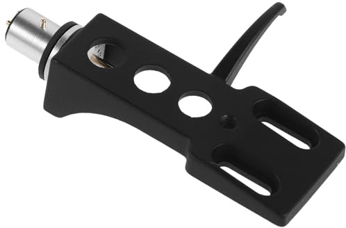 UKCOCO Soporte para Cartucho de Tocadiscos Phono Cabezal de Tocadiscos Compatible Accesorio de Repuesto Negro Cabezal de Cápsula Fonográfica 1 Pieza