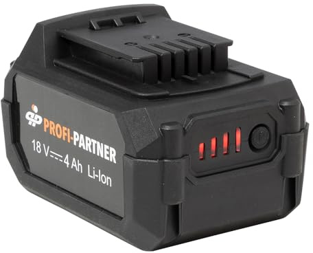 Partner professionale, batteria agli ioni di litio da 18 V da 4 Ah, compatibile con partner professionali, strumento multifunzione, decespugliatore per partner professionale o partner professionale