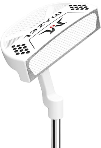 MAZEL Men's Mallet Golf Putter Right Handed, CNC Milled Face, Alignment Dots, 34 Inch, Includes Headcover for Improved Accuracy & Stability