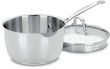 Cuisinart 719-18P Chef's Classic Stainless 2-Quart Saucepan with Cover,Silver