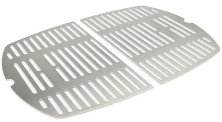 Grillrost.com Das Original Edelstahl INOX Grillroste für die Weber Q200/2000 Baureihe | spülmaschinenfest - Set aus 2 Hälften