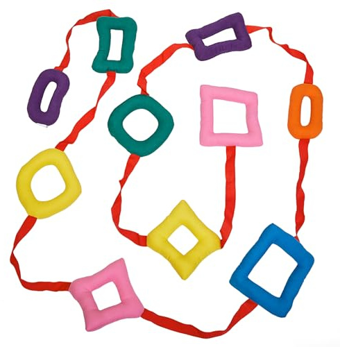 Excellerations Shapes Walking Rope for Kids Classroom Supplies(14-1/2' Long)