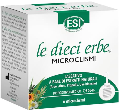 Esi Le Dieci Erbe 6 Microclismi a basa naturale