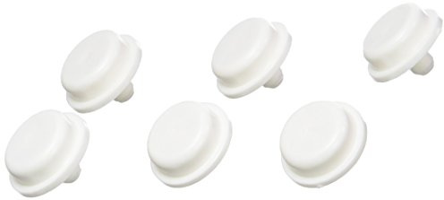 Ceramica Dolomite J365700 Set Gommini per Sedile Serie Rio Bianco