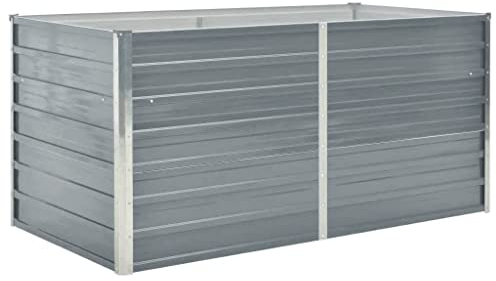 vidaXL Hochbeet Verzinkter Stahl 160x80x77cm Gartenbeet Pflanzbeet Frühbeet