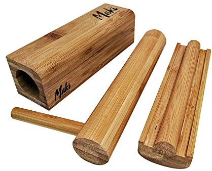mikamax - Maki Master Set - Bambus Sushi Maker - Komplettes DIY Sushi Set mit Rollmatte und Zubehör - Japanisches Koch- und Geschenkset für Zuhause