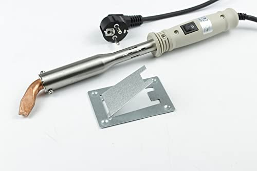 edi-tronic Lötkolben mit Schalter 200W Dauerlötspitze Lötgerät mit Halterung Hochleistung