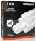 Eurocali 6 Tubi LED 120 cm 18W G13 T8 1850 lumen - Luce Bianco Naturale 4000K - Fascio Luminoso 160° - Sostituzione Neon