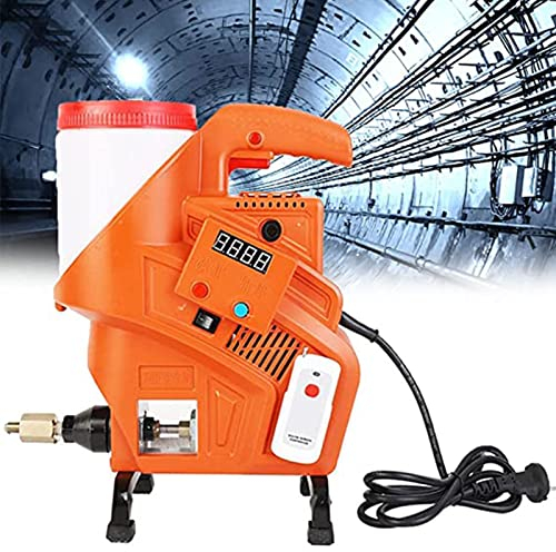 Pistola Lechada Mortero Eléctrica, Máquina Lechada Alta Presión 980W, Herramienta Lechada Eléctrica con Control Remoto, para Reparación Fugas Grietas Concreto