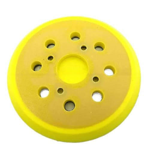 EdvenA 1 Stück Polierpad 5 Zoll 125 mm Stützteller 8-Loch-Schleifteller for Exzenterschleifer Stützteller Schleifwerkzeug-Zubehör
