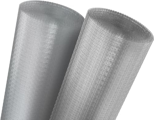 Onpira® Edelstahl Fliegennetz-Fliegengitter Meterware 100 cm – Silber oder Schwarz – Rostfrei & Reißfest – Katzensicherer Insektenschutz für Fenster & Türen – Zuschneidbar & Witterungsbeständig