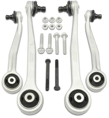 Frankberg 4Pcs Control Arm Kit Compatible with A4 8K2 B8 1.8L-3.2L 2007-2015 A4 Avant 8K5 B8 1.8L-4.2L 2007-2015 A5 8T3 1.8L-4.2L 2007-2017 A5 Cabriolet 8F7 Q5 8RB Replace# 8K0407505A