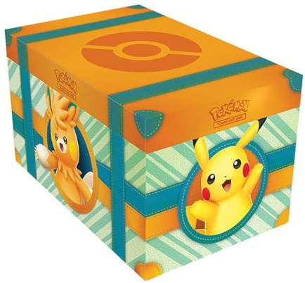 Bandai Juego de Cartas Pokémon TCG: Cofre del Tesoro (Español), El Regalo Óptimo para Cualquier Fan de Pokémon, Exclusivo Juego de Cartas Listo para Duelos, PC50467 Multicolor