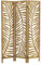 ML-Design Biombo Divisorio de 3 Paneles Modelo Fukuoka de Madera Natural 170 x 121 cm, Separador de Ambientes Plegable para Interiores, Mampara Independiente para Vestuarios, Pantalla de Privacidad