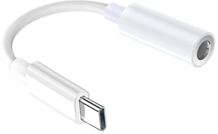 Convertitore Per Jack Per Cuffie-Tipo C A Adattatore Audio Da 3,5 Mm, Connettore usb c | Adattatore Aux Da Femmina A Maschio Per Smartphone, Tablet, Laptop, Attrezzature In Studio, Teleconferenze, Rip