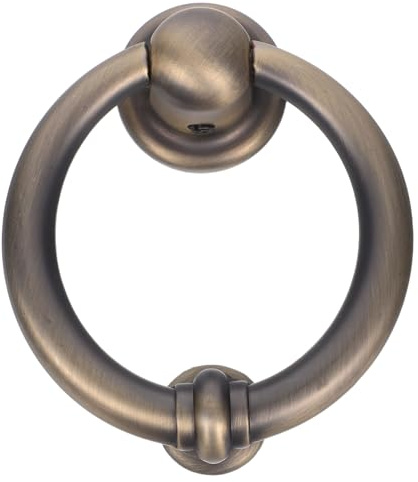 Türklopfer aus Zinklegierung, Modern, Kaffeefarben, 1 Stück | Türklopfer Lustig, Haustürklopfer für Hausportale und Gewerbeportale, Schlichtes Design