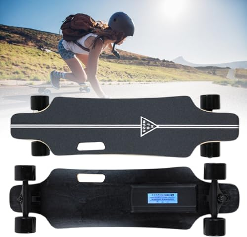 XEEAOFE 350W Elektrisches Skateboard mit Fernbedienung, 20/25 km/h Höchstgeschwindigkeit & 8/15 km Reichweite, Elektrisches Longboard für Erwachsene mit Vier Verstellbaren Geschwindigkeiten 15kM