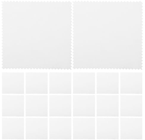 OATIPHO Paños de Limpieza de Plata para Joyas 100 Unidades 8x8 Cm Paño de Pulido de Microfibra para Limpiar y Cuidar Plata, Latón y Oro, Adecuado para Mantenimiento Diario de Joyas
