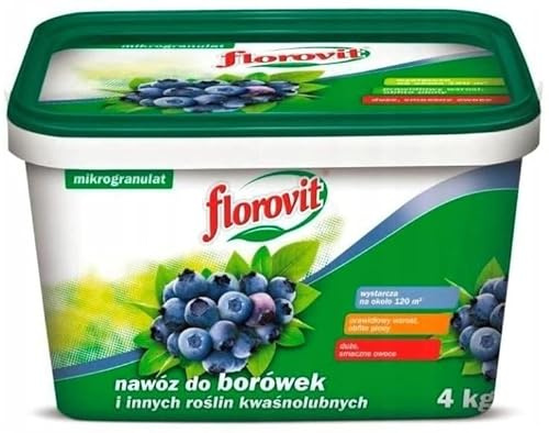 Concime per mirtilli e piante acidofile 4kg - fertilizzante NPK granulare