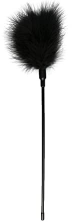 Tickler - Kurze Federn, Weich, Erregendes Vorspiel - Schwarz - Fetish