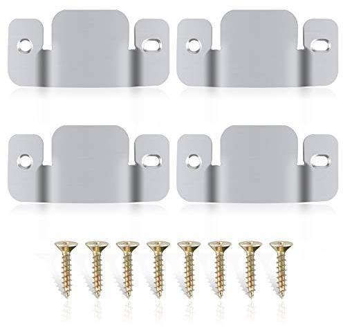 AWTOK Sectional Sofa Connector Bracket, Sectional Couch Connectors Bands for Sectionals,Furniture Connectors with Screws,4 Pieces