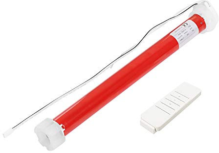 Rollerhouse DC 12V Tubular Shade Motor Working with 12V 2A Power Adaptor/12V Rechargeable or AA Battery Wand, DIY Retrofit Solutions for Automating Window Coverings