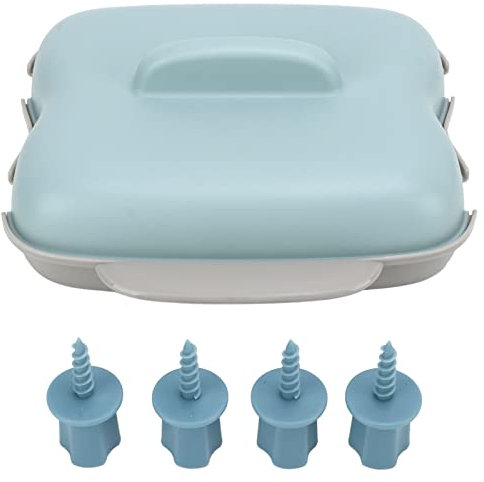 Cyrank Microwave Corn Steamer, Microwave Corn Steamer with Lid Microwave Corn on The Cob Cooker Microwave Baked Potato Cooker Steaming Tool(Blue)