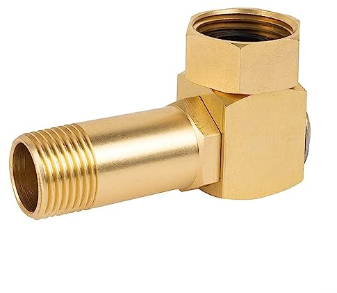 URPIZY Messing Gartenschlauch Adapter Messing Ersatzteil Swivel Schlauchtrommel Teile Armaturen Wassergewinde Wasserhahn Adapter