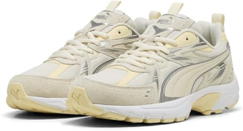 PUMA Unisex MILENIO TECH Suede sneakers, Alpine Snow Aged Silver, 5.5 UK, Alpin snö Puma åldrad silver, 38.5 EU