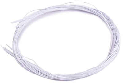 TOYANDONA 10 Stück Weiß Gj14 0,5mm Breite Abs Gitarrenbinding für Akustik und Klassikgitarre