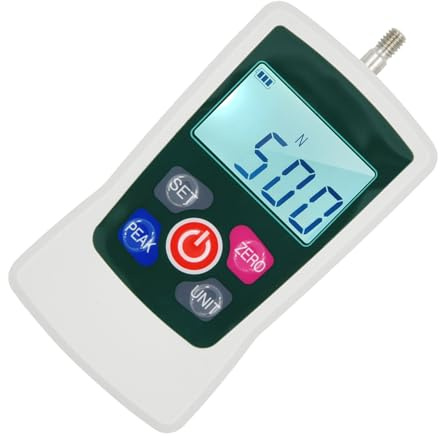 500N Digital Kraftmätare Handhållen Push Pull Mätare Bakgrundsbelyst Skärm 3 Mätlägen For Material Testing Force Measurement And Quality Control