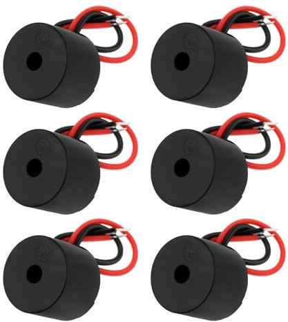 OTOTEC 6-teiliger Blinker-Erinnerungspiepser für Golfwagen 12 V 25 mA Elektronischer Summer Geeignet für Club Car Motorrad ATV Kompatibel mit EZ-GO Kompatibel mit Yamaha